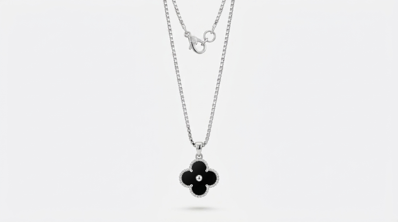 Colar Van Cleff Negro